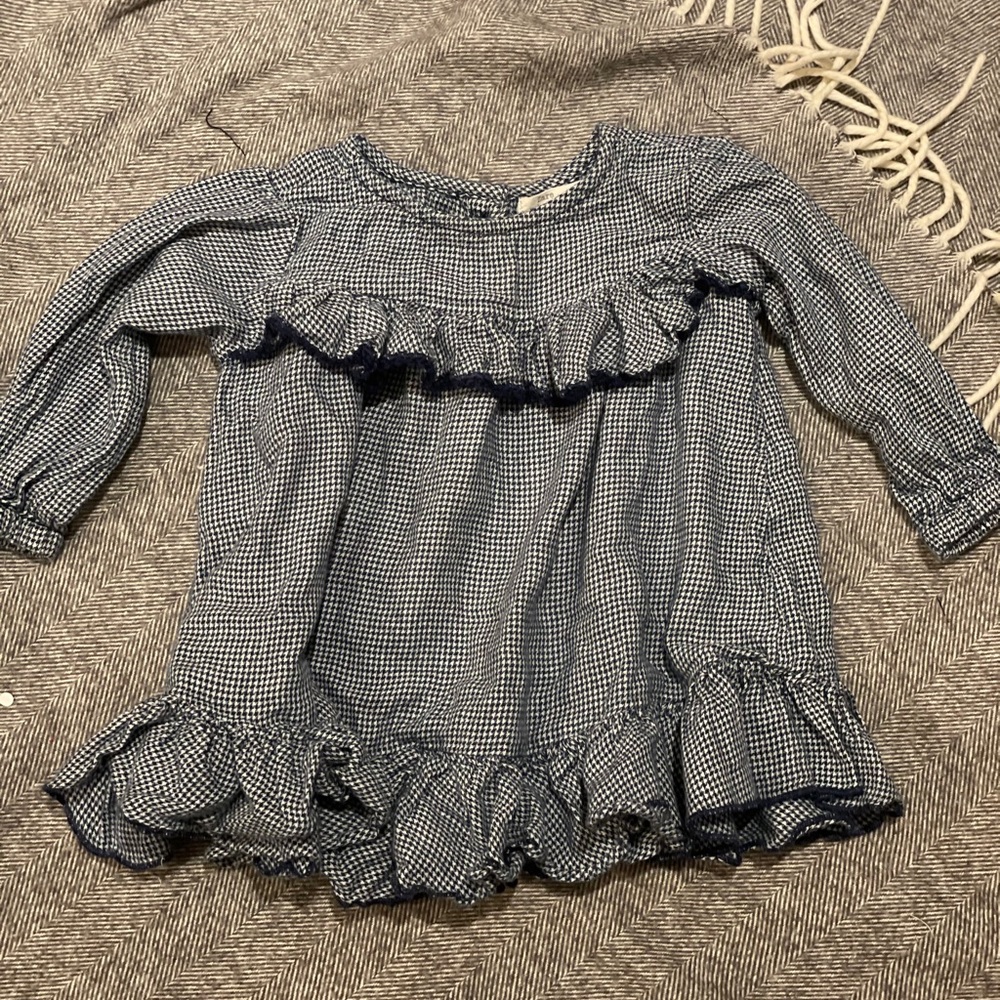 Zara baby ruffled dress (6-9 mo)
